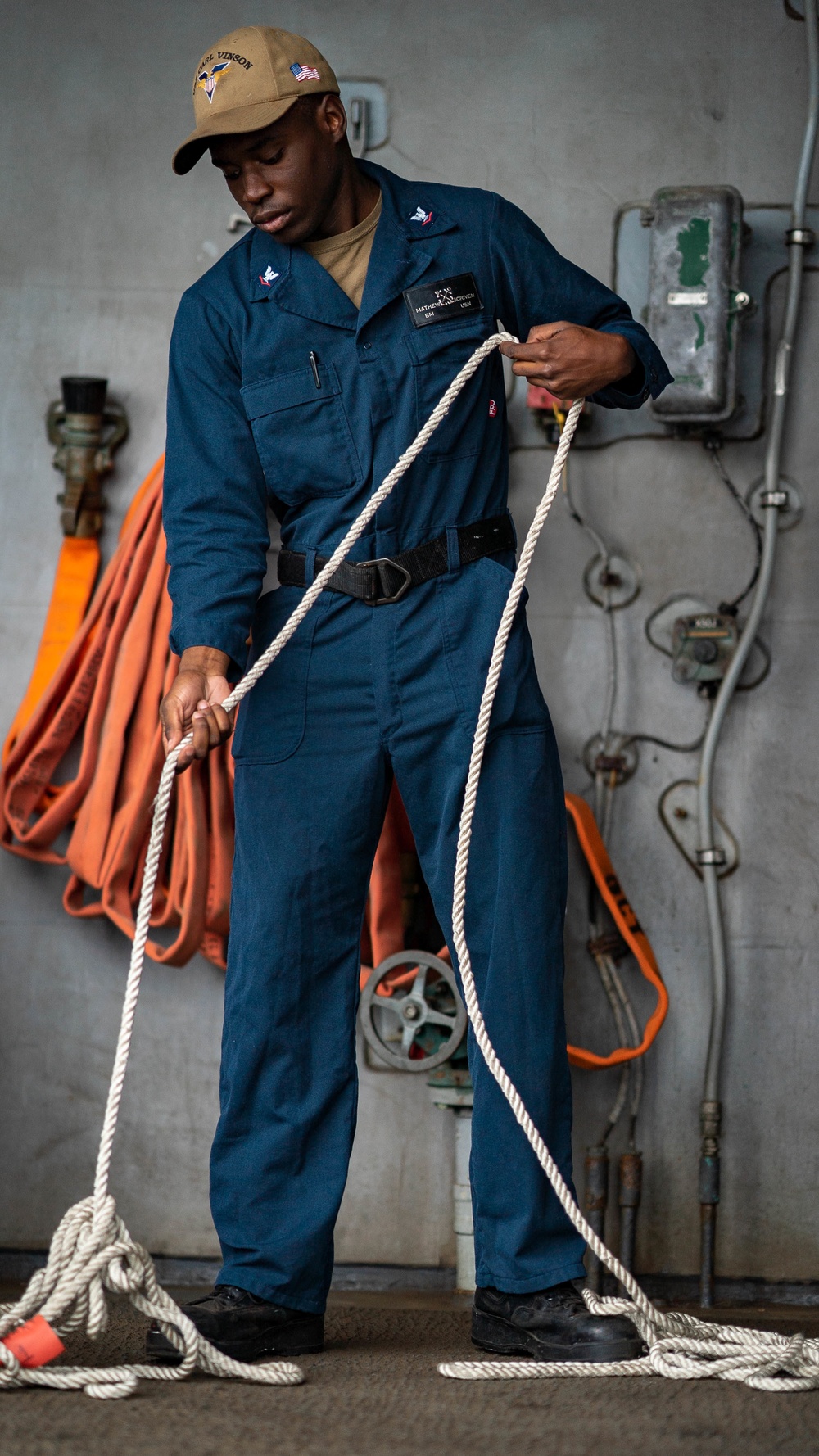 Sailors Serve Aboard USS Carl Vinson (CVN 70)