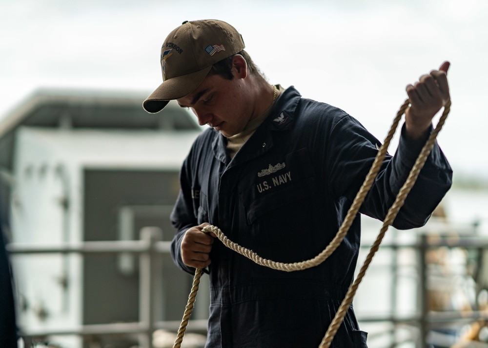 Sailors Serve Aboard USS Carl Vinson (CVN 70)