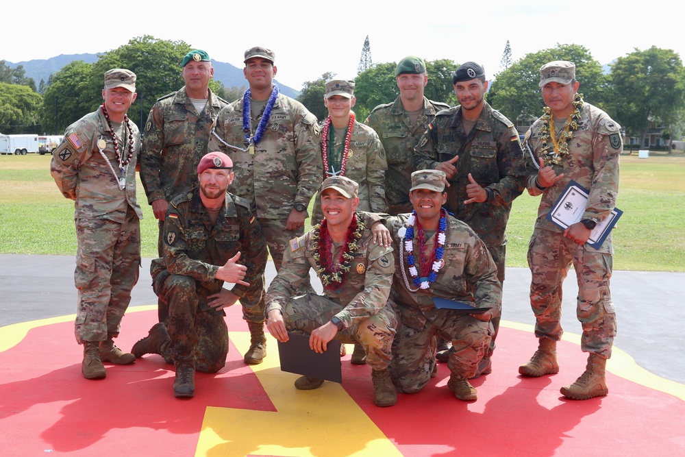 INDOPACOM service members earned German Armed Forces proficiency and marksmanship badges