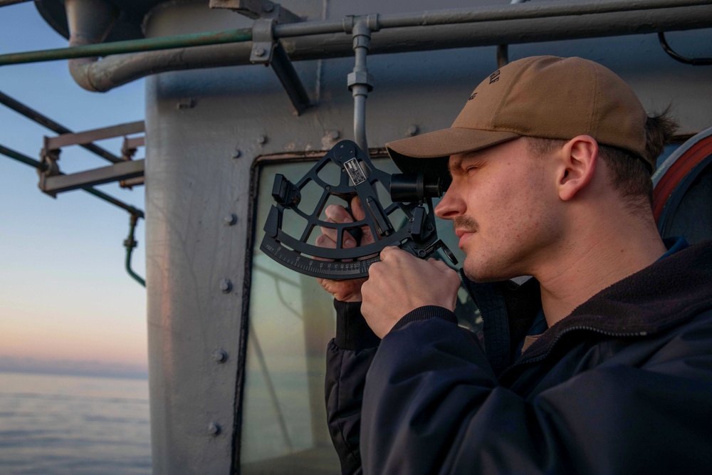 USS Leyte Gulf Replenishment at Sea