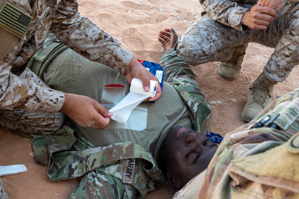 PSAB Soldiers - RSLF Conduct Integrated TCCC Training