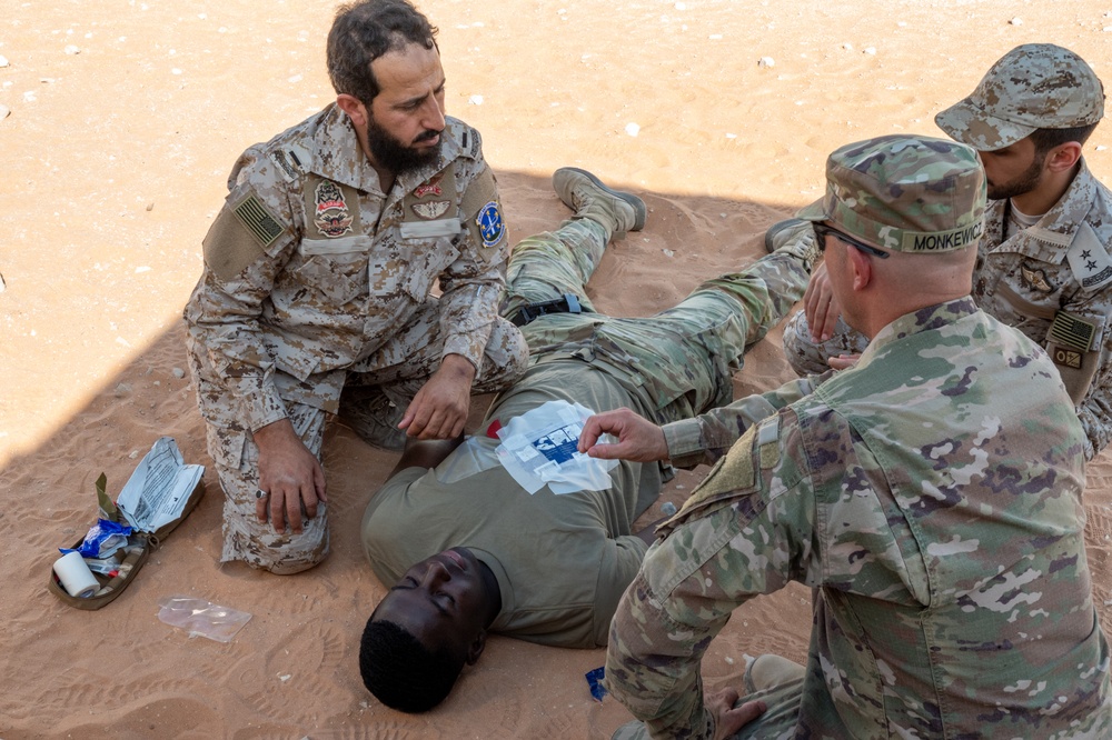 PSAB Soldiers - RSLF Conduct Integrated TCCC Training