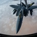 F-15s fly high with KC-135