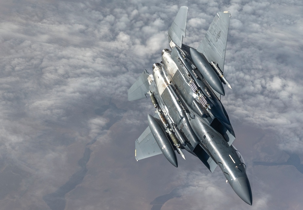 DVIDS - Images - F-15s fly high with KC-135 [Image 10 of 10]