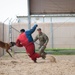 386 ESFS host Military Working Dog demonstration for joint and coalition partners
