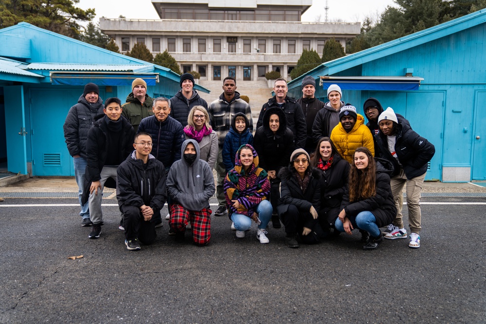 The Unit Ministry Team goes to the Joint Security Area.