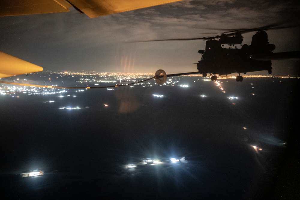 MH-47 Chinooks perform HAAR mission in CENTCOM AOR