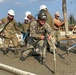 NMCB 11 Seabees and Georgian Engineers place concrete