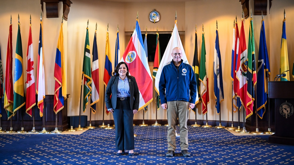 Costa Rican OAS Ambassador Visits the IADC 