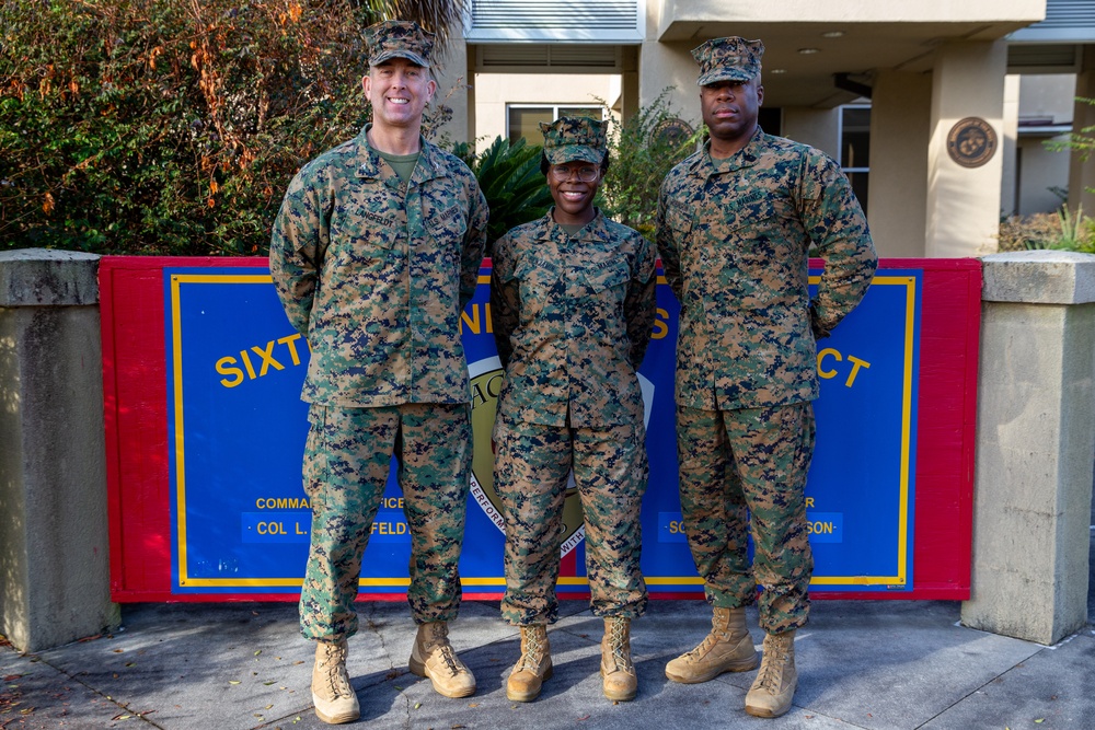 6th Marine Corps District's career planner recognized as Pacesetter of the Month