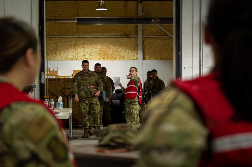 NFARS Airmen undergo stations in personnel deployment line