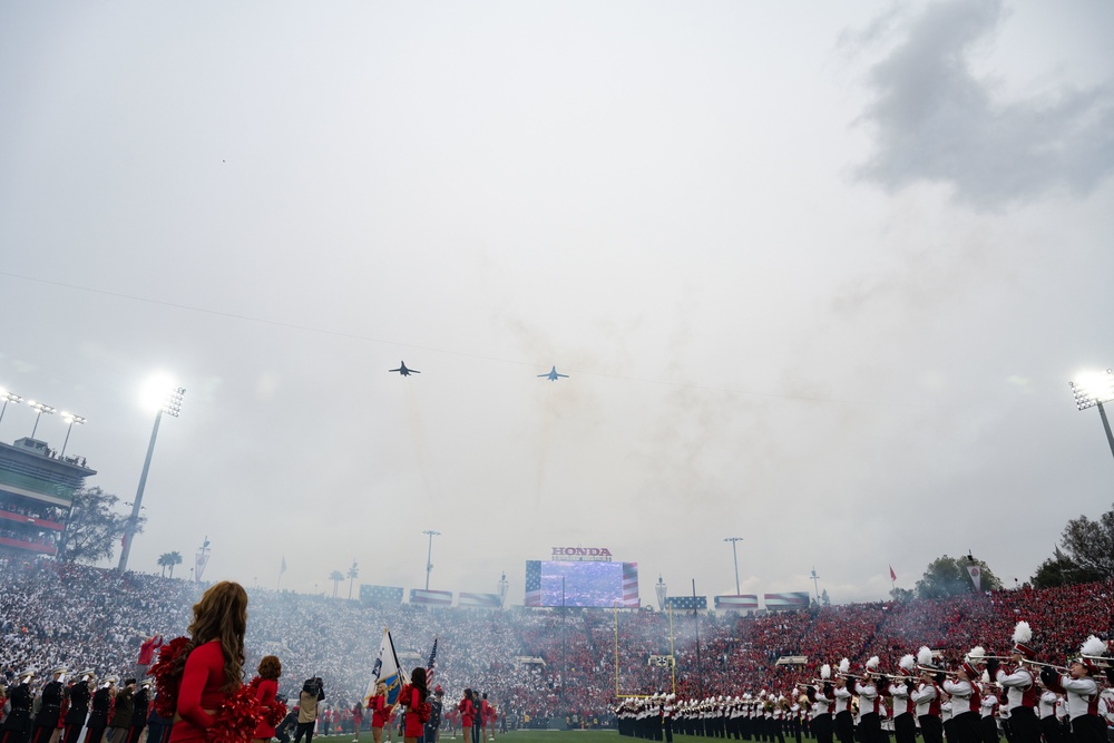 B-1B Lancers participate Rose Bowl flyovers