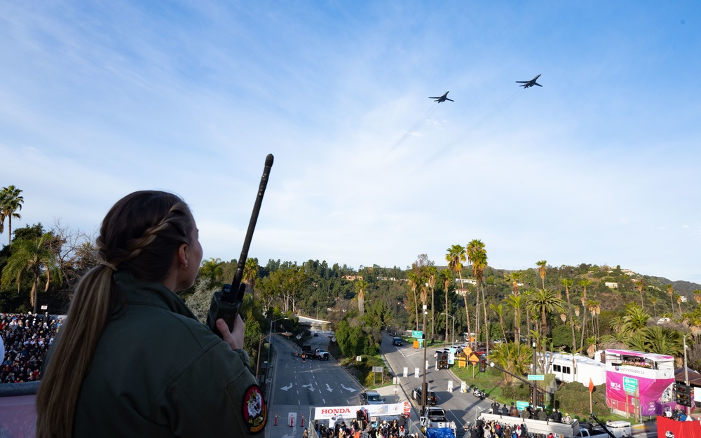 B-1B Lancers participate in Rose Bowl flyovers