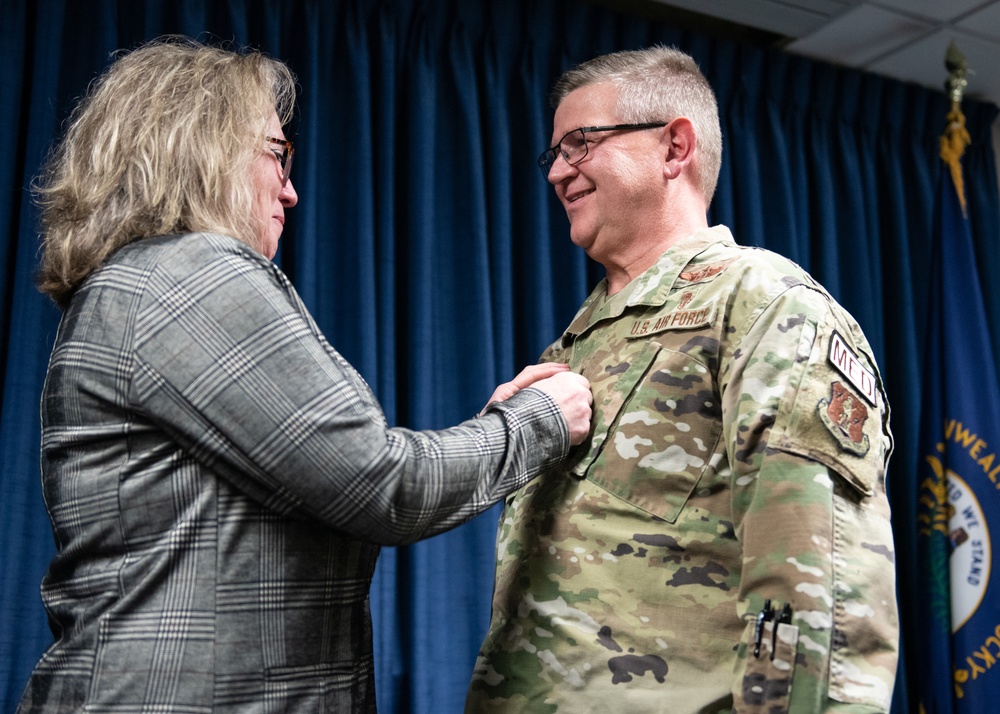 Vought promoted to chief master sergeant