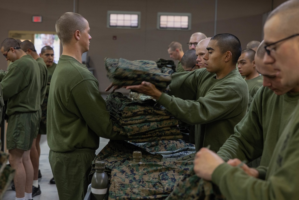 Delta Company uniform fitting