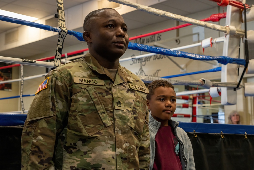 Sgt. 1st Class Spenser Mango Promotion