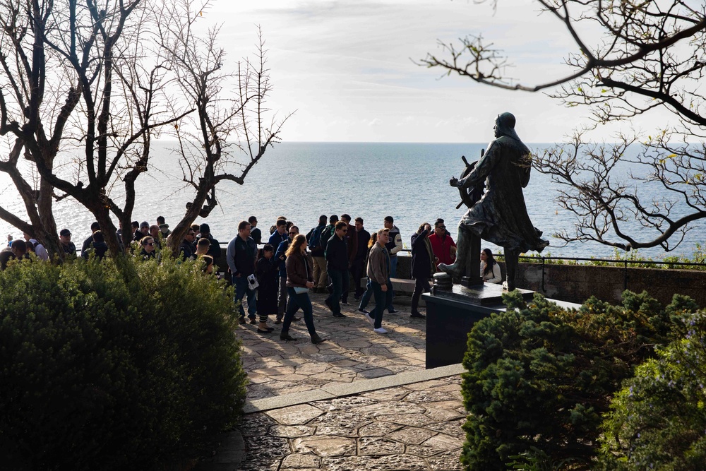 Sailors take a Morale, Welfare, and Recreation (MWR) Tour to Monaco