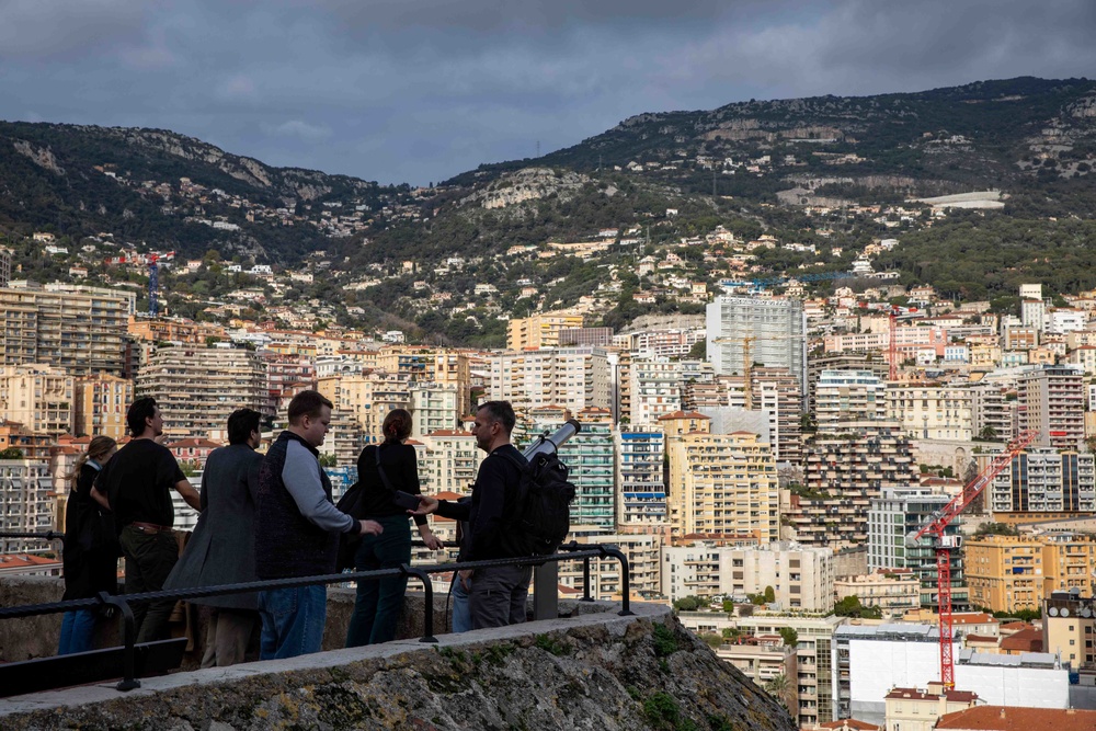 Sailors take a Morale, Welfare, and Recreation (MWR) Tour to Monaco