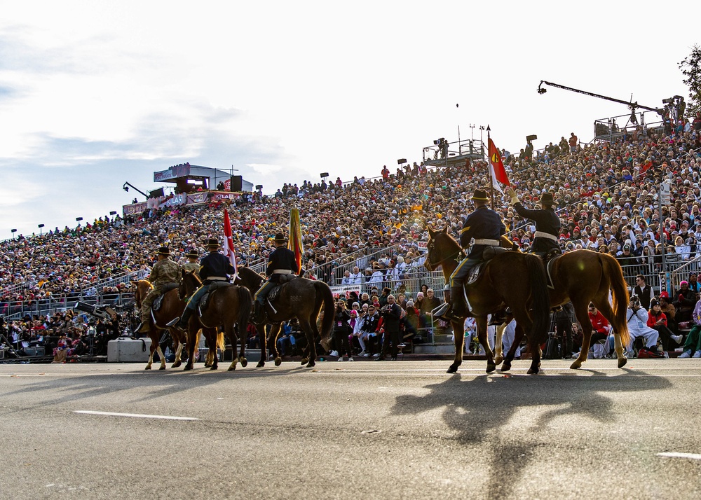 1st Cavalry Division Horse Cavalry Detachment Participates 134th Annual Rose Parade