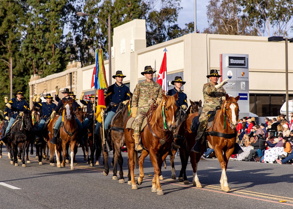 1st Cavalry Division Horse Cavalry Detachment Participates in 134th Annual Rose Parade