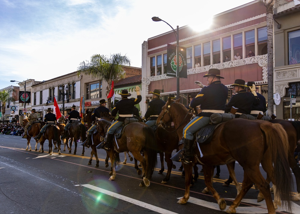 1st Cavalry Division Horse Cavalry Detachment Participates in 134th Annual Rose Parade