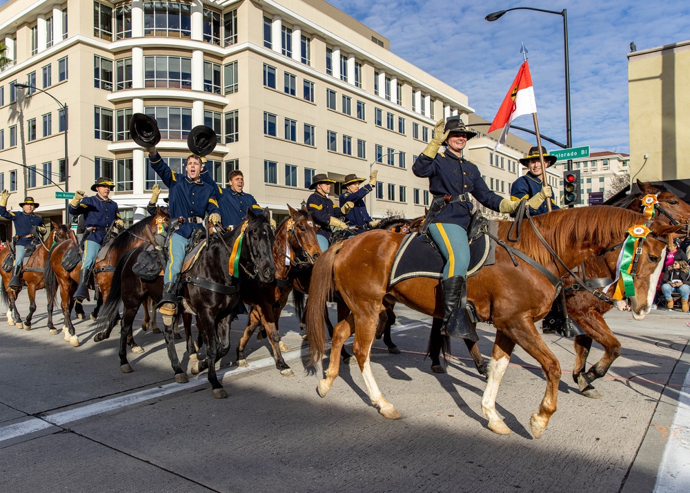 1st Cavalry Division Horse Cavalry Detachment Participates in 134th Annual Rose Parade