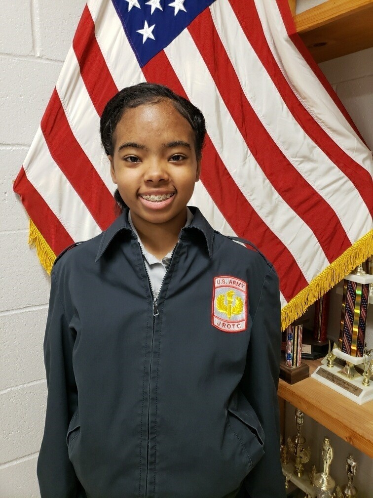 Army JROTC Cadet C’Azia Hamilton