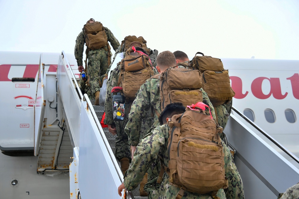 Seabees depart for Indo-Pacific deployment