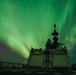 CGC Stratton (WMSL 752) see northern lights in Kotzebue Bay, Alaska