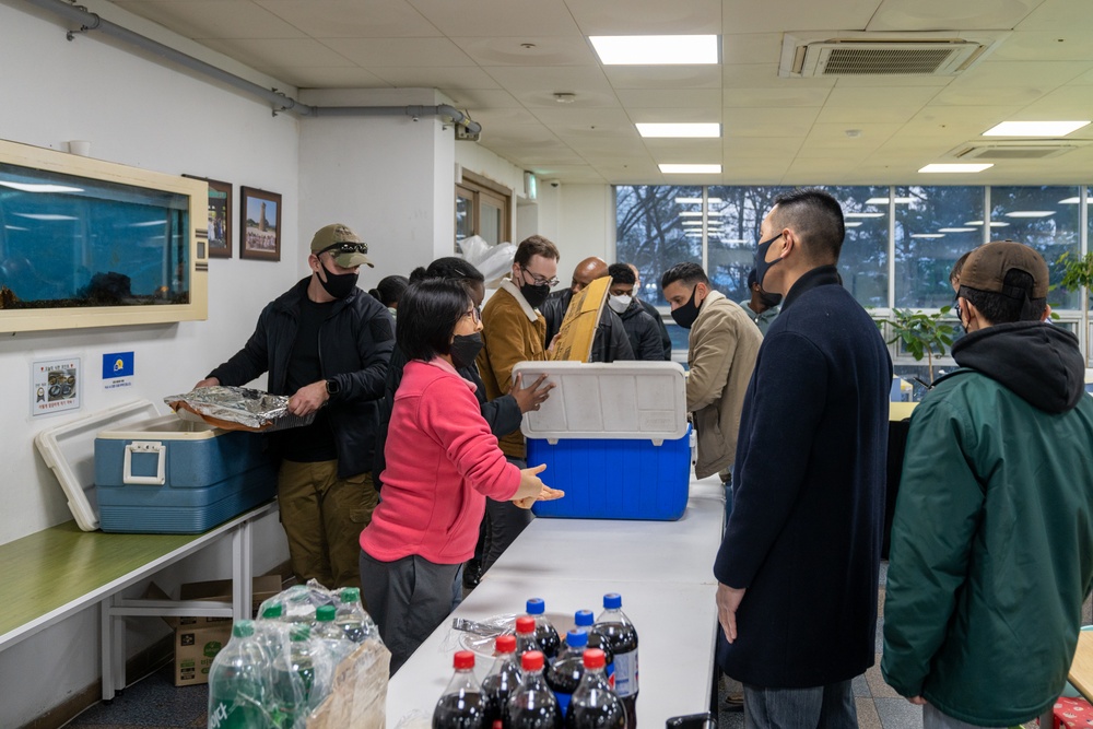 Alpha Company 304th ESB-E got a special chance to give back to the citizens of Pyeongtaek over the holiday season