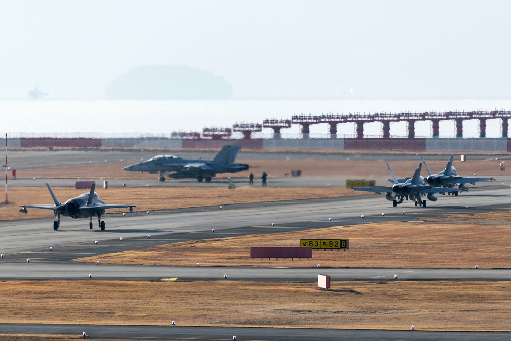 VMFA-312 and 242 Launch: Locked and Loaded