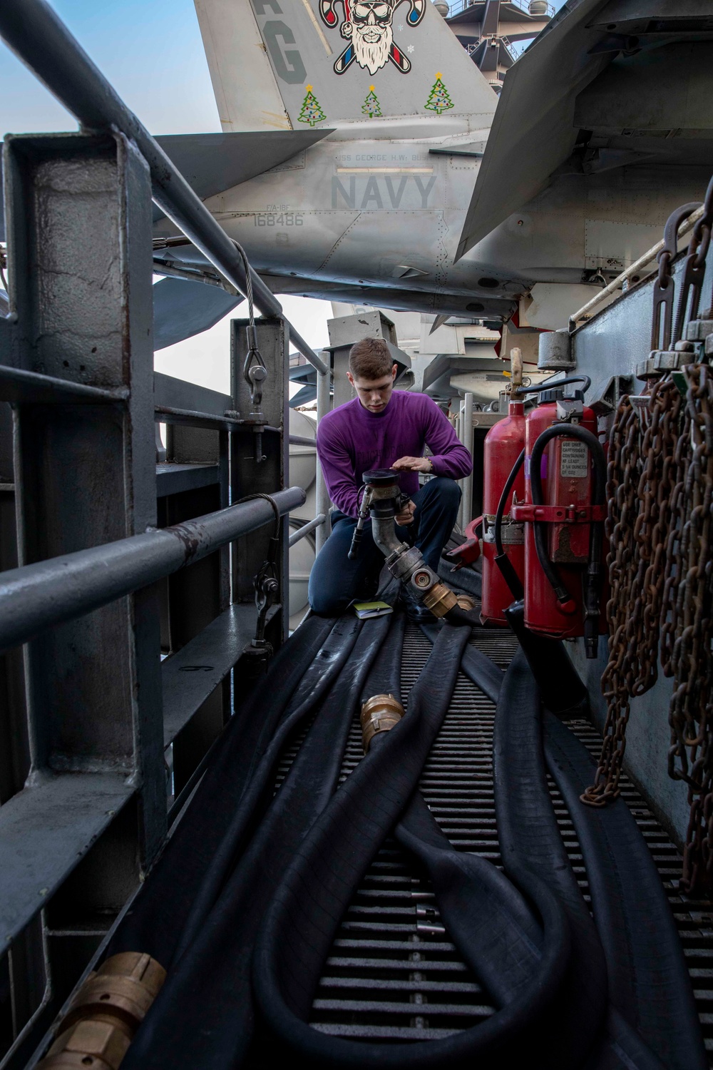 Daily Operations Aboard USS George H.W. Bush (CVN 77)