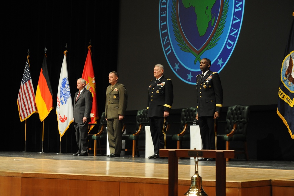 U.S. Africa Command welcomes a new leader in Gen. Carter Ham, March 2011.