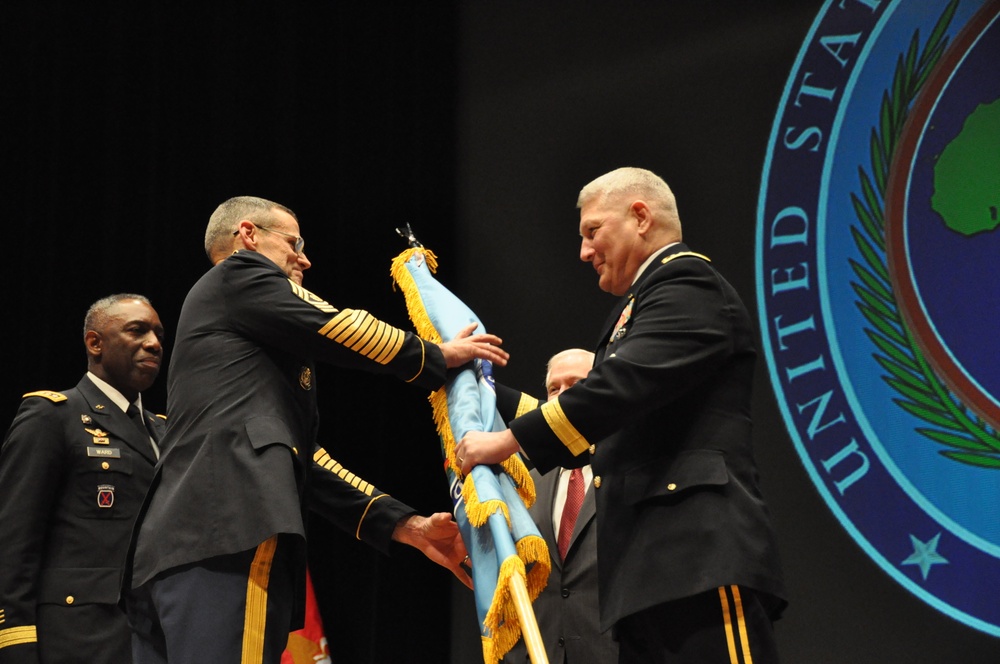 U.S. Africa Command welcomes a new leader in Gen. Carter Ham, March 2011.