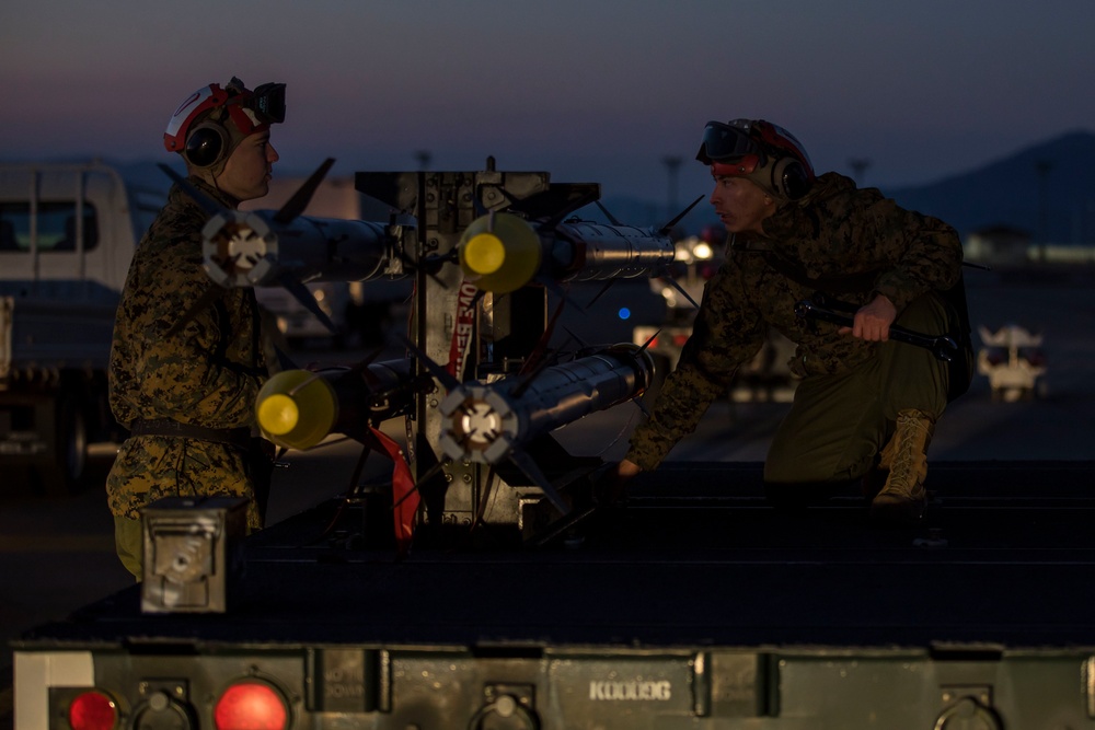 VMFA-312 and VMFA-242 Launch: Locked and Loaded