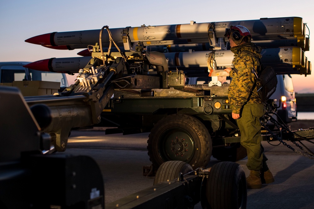 VMFA-312 and VMFA-242 Launch: Locked and Loaded