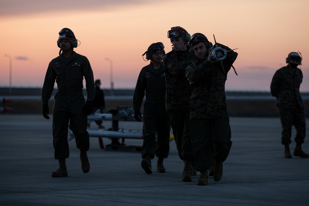 VMFA-312 and VMFA-242 Launch: Locked and Loaded