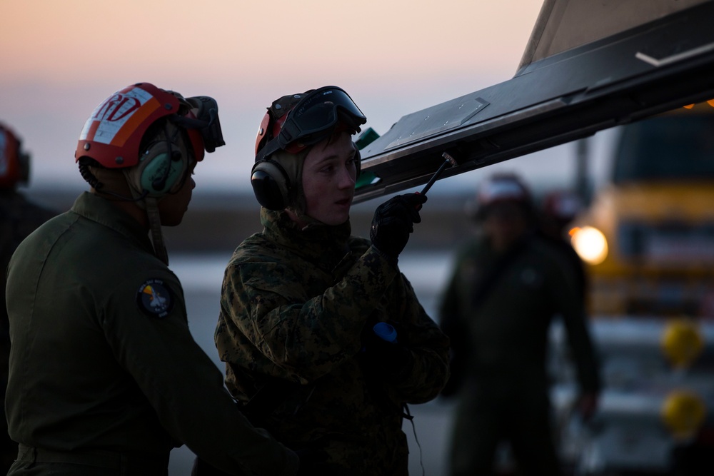 VMFA-312 and VMFA-242 Launch: Locked and Loaded