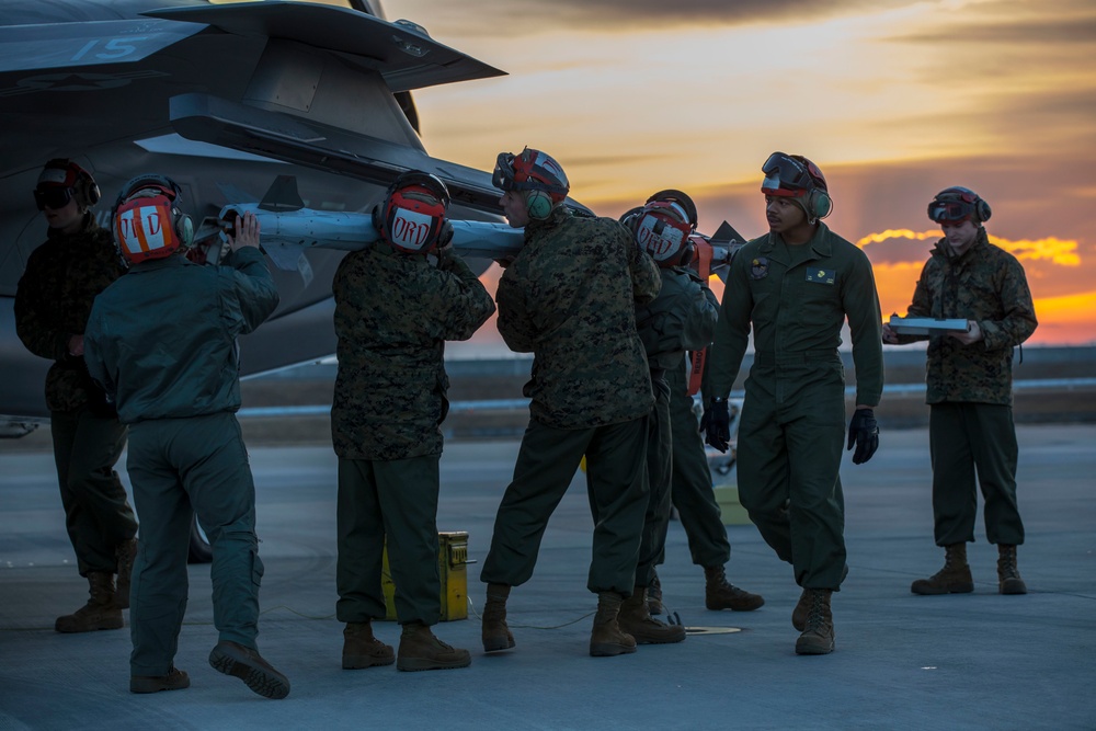 VMFA-312 and VMFA-242 Launch: Locked and Loaded