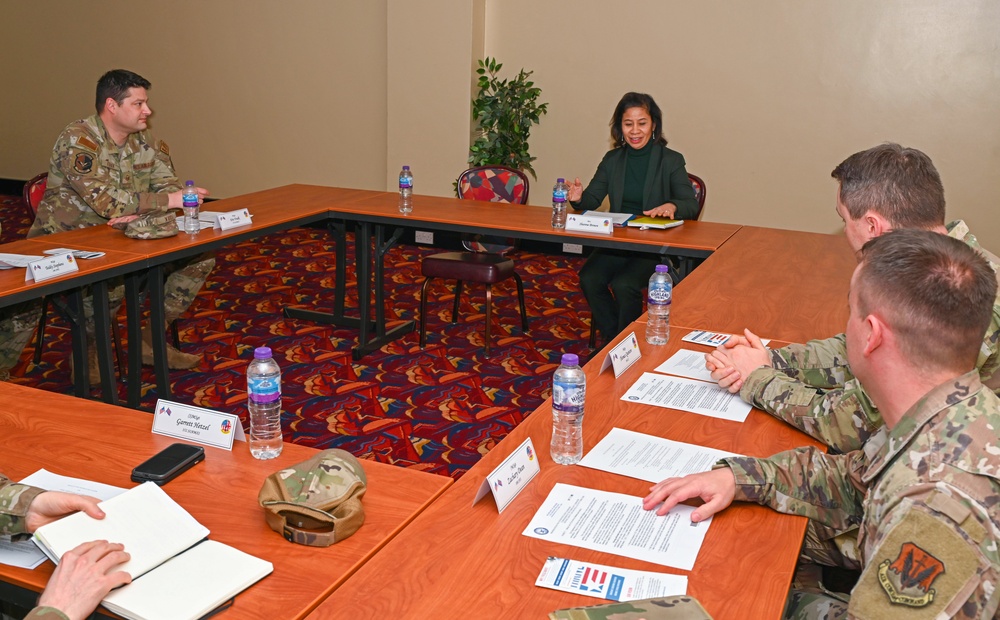 CSAF, spouse visit RAF Mildenhall, discuss Air Force future, taking care of Airmen and families