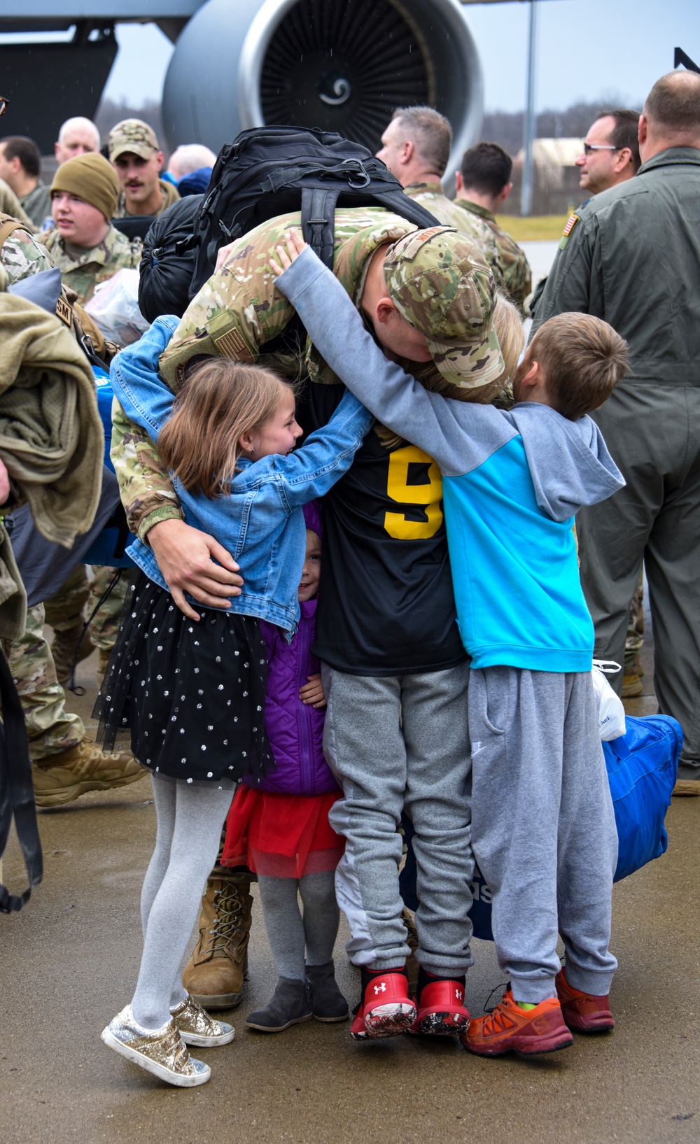 Pennsylvania Air National Guardsmen Reunite with Family After Deployment