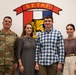 Lt. Col. Kopp gets Frocked to Col. on Caserma Del Din