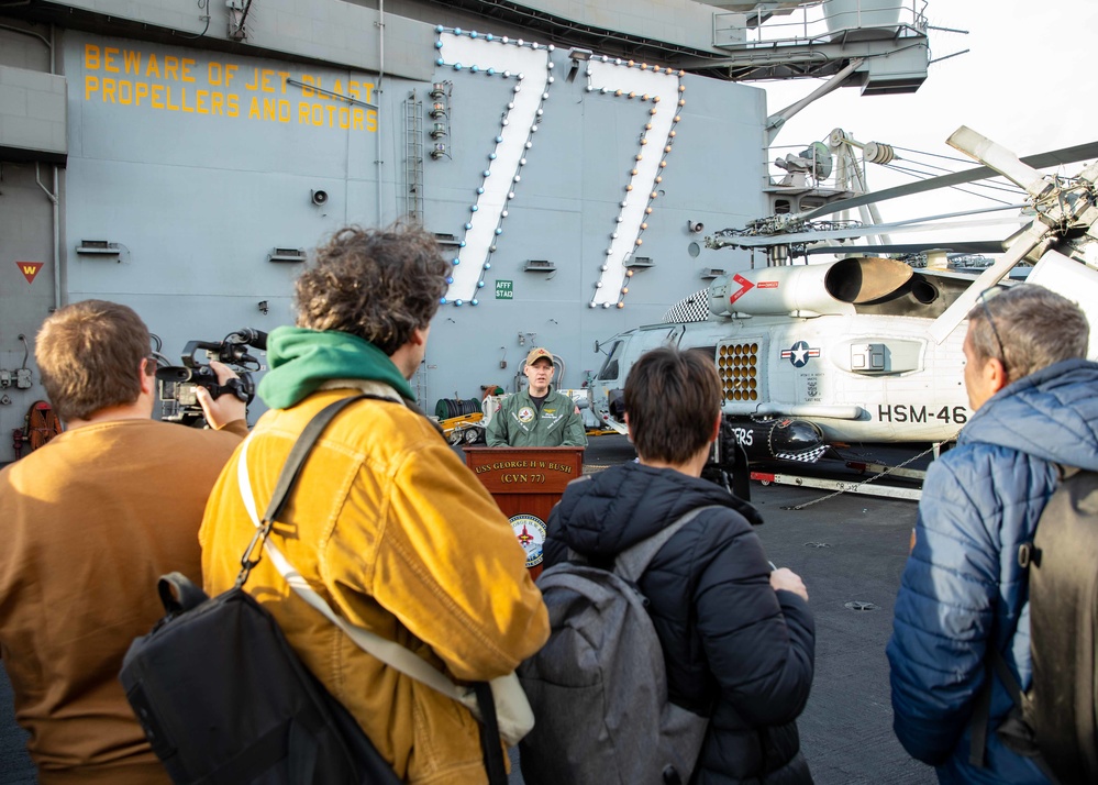 Daily Operations Aboard USS George H.W. Bush (CVN 77)