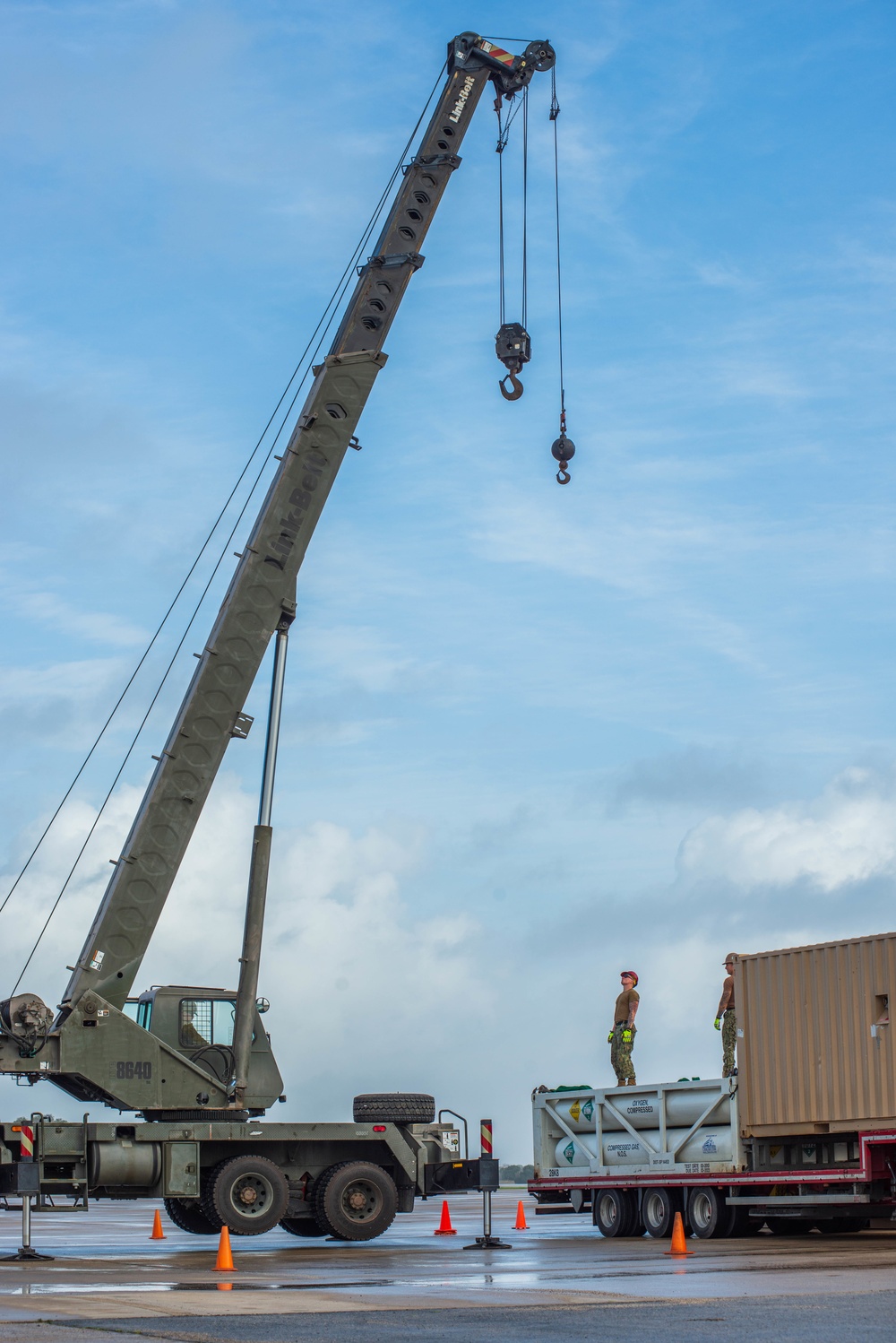 NMCB 11 Conducts Crane Operations