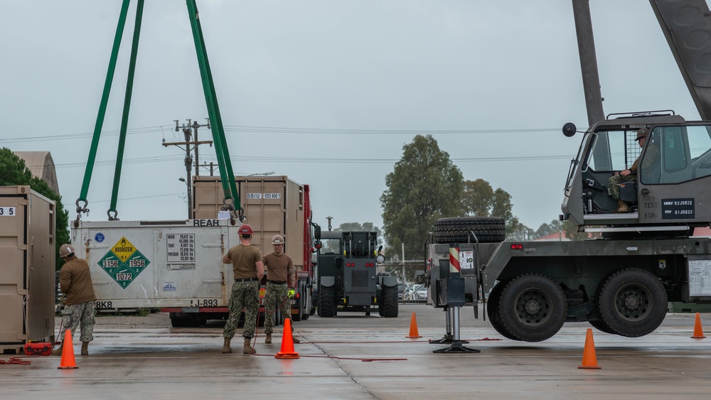 NMCB 11 Conducts Crane Operations