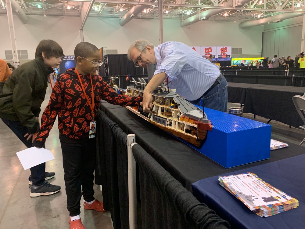 Naval Museum Volunteer at BrickFest Live