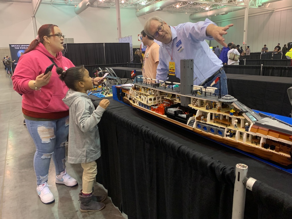 Naval Museum Volunteer at BrickFest Live