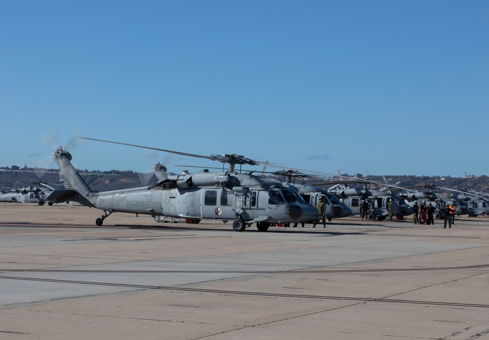 Helicopter Sea Combat Squadron 3 Fleet Support Detachment Conducts Flight Operations