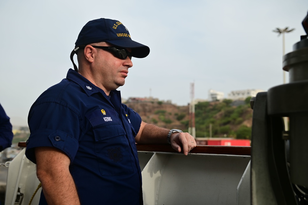 USCGC Spencer (WMEC 905) arrives in Praia, Cabo Verde