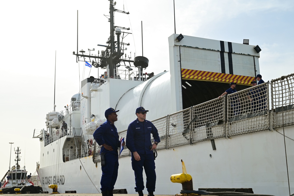 USCGC Spencer (WMEC 905) arrives in Praia, Cabo Verde